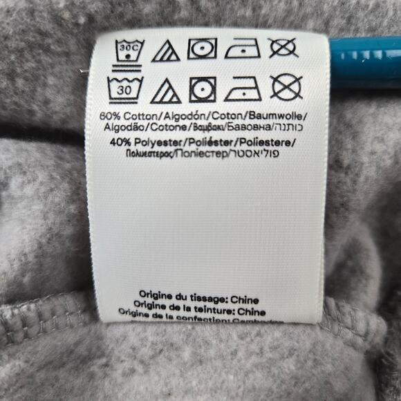 NWT Scotch & Soda Fleece Gray Men's Pullover Hoodie Graphic Spellout size Large - Picture 14 of 16